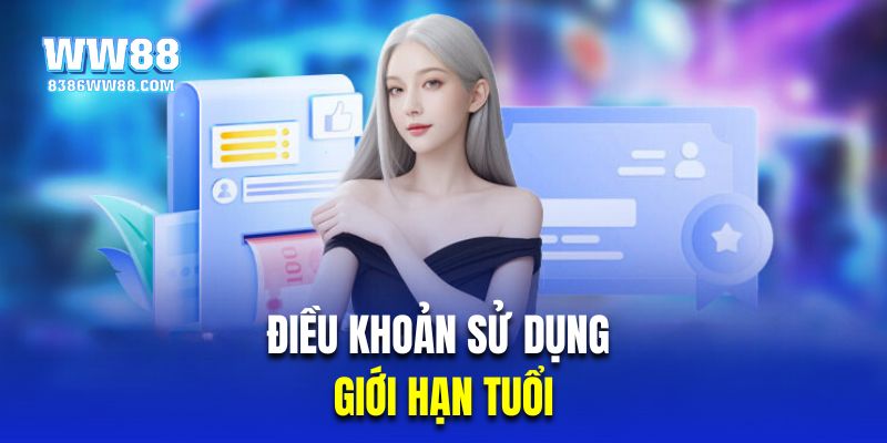 Điều khoản sử dụng về giới hạn tuổi